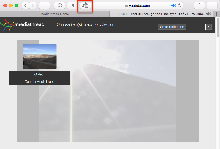 Importing items with the Mediathread Extension from Sources